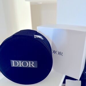 Dior Vanity Case with Mirror - Silver Hardware - NWB